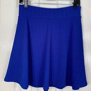 BLUE CHARLOTTE RUSSE SKATER SKIRT SIZE LARGE